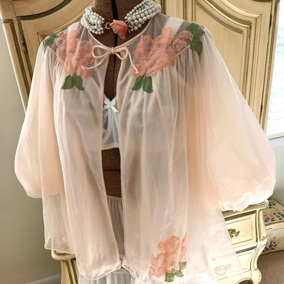 Vintage bed coat Van Raalte - Picture 1 of 16